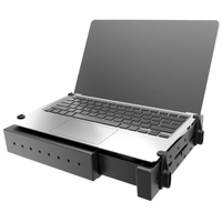 Tough-Tray Spring Loaded Laptop Holder with Flat Retaining Arms