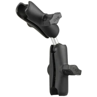 B-Size Double Socket Arm with Dual Extension and Ball Adapter