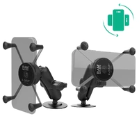 Rotating X-Grip Large Phone Mount with Flex Adhesive Base