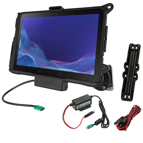 Powered Dock Dashboard Mount for Samsung Tab Active4 Pro