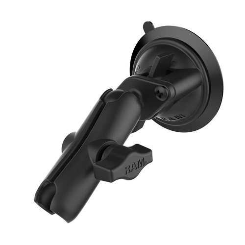 Twist-Lock Suction Cup Base with Double Socket Arm