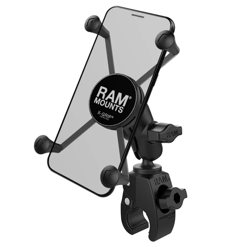 X-Grip Large Phone Mount with Tough-Claw Small Clamp Base Short Arm