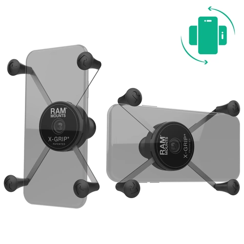 Rotating X-Grip Large Phone Holder with B-Size Ball